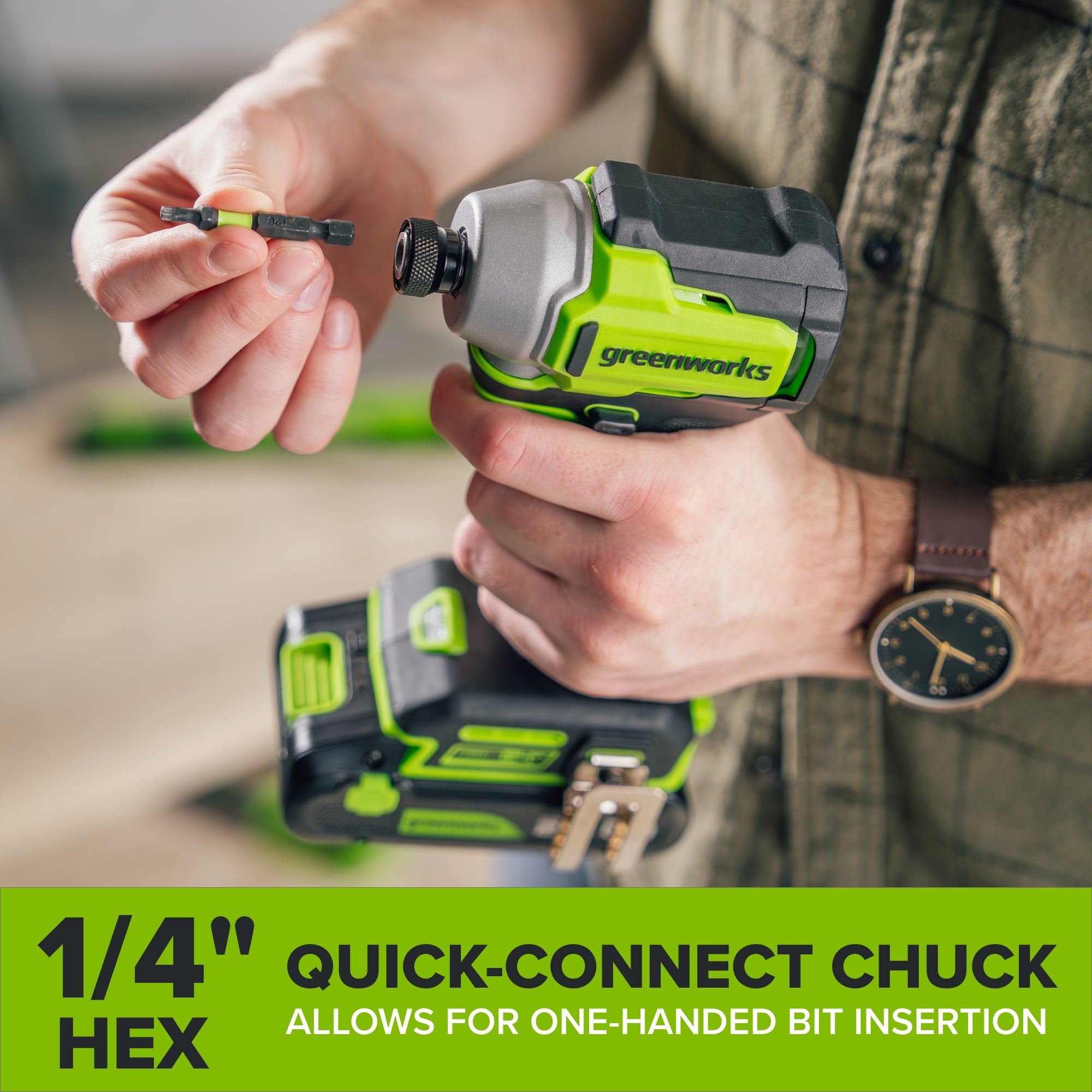 24V Cordless 280 in-lbs Drill/Driver 4PC Power Tool Combo Kit: (2) 2.0 Ah USB-C Batteries, (1) 30W USB-C Charger, (1) 3' 100W USB-C Cable and 34-Piece Accessory Sets - Image 12