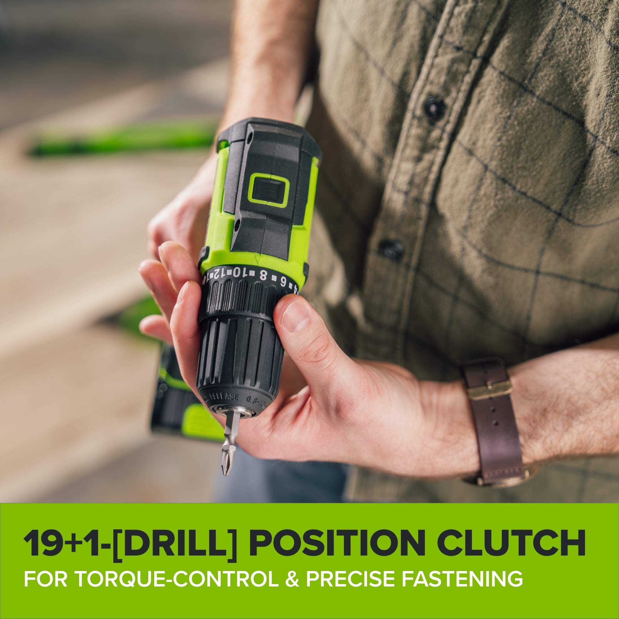 24V Cordless 280 in-lbs Drill/Driver 4PC Power Tool Combo Kit: (2) 2.0 Ah USB-C Batteries, (1) 30W USB-C Charger, (1) 3' 100W USB-C Cable and 34-Piece Accessory Sets - Image 7