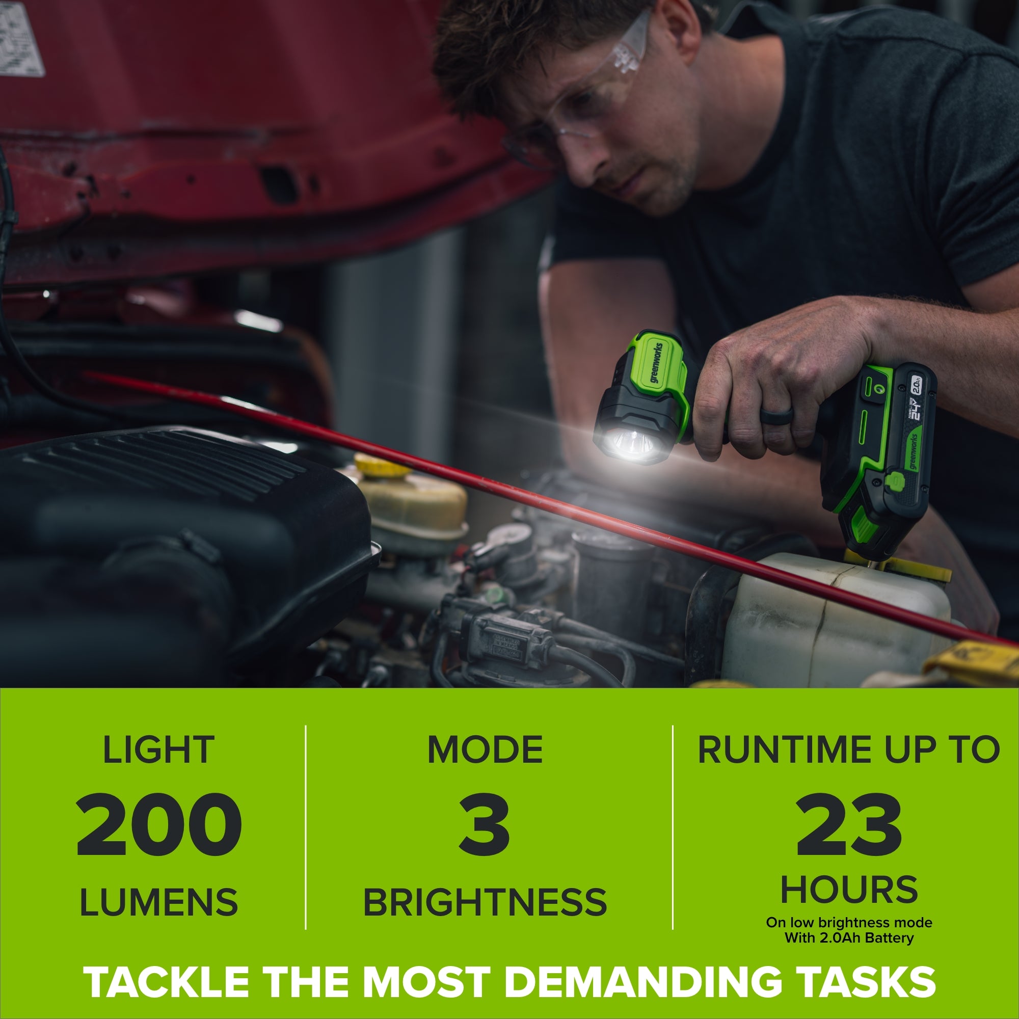 24V Cordless 280 in-lbs Drill/Driver 4PC Power Tool Combo Kit: (2) 2.0 Ah USB-C Batteries, (1) 30W USB-C Charger, (1) 3' 100W USB-C Cable and 34-Piece Accessory Sets - Image 20