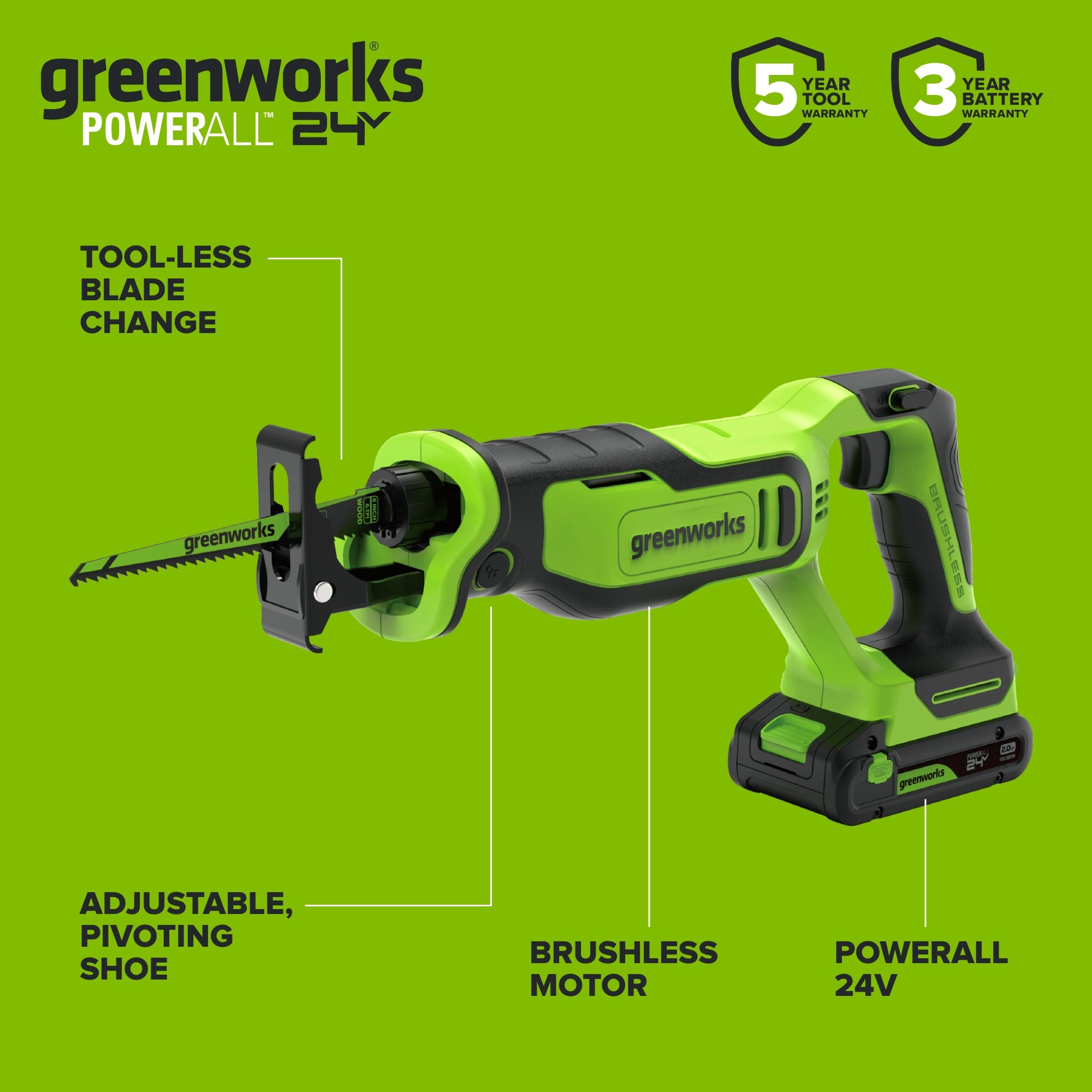 24V Cordless 280 in-lbs Drill/Driver 4PC Power Tool Combo Kit: (2) 2.0 Ah USB-C Batteries, (1) 30W USB-C Charger, (1) 3' 100W USB-C Cable and 34-Piece Accessory Sets - Image 14