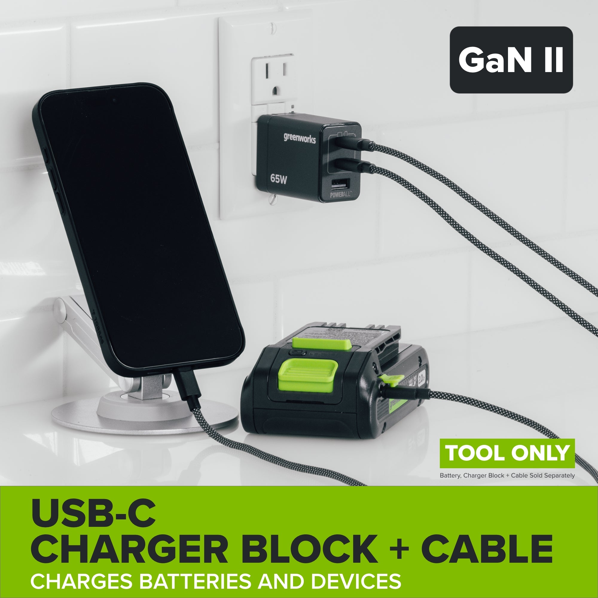 24V PowerAll Jigsaw w/ 6PC Blades, Dust Port Adapter, and Tube Adapter (Tool Only) - Image 12