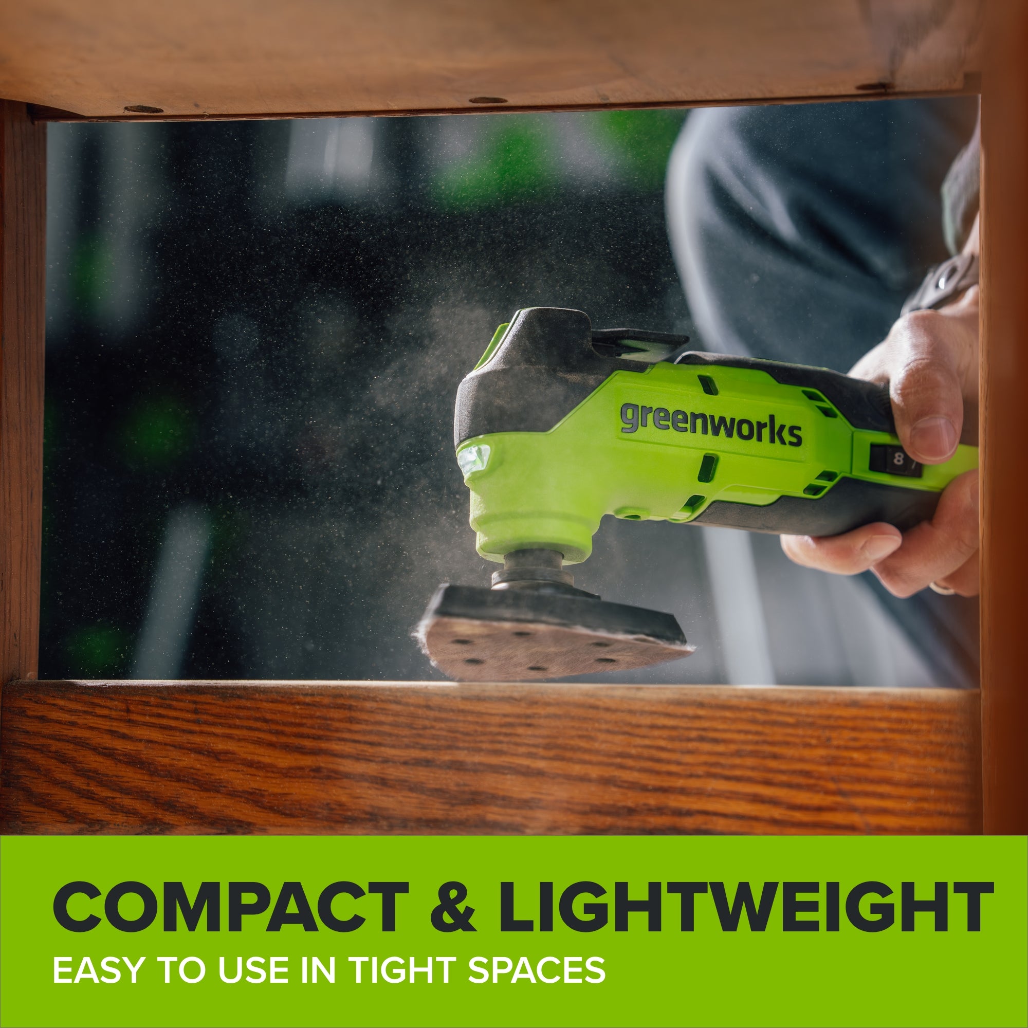24V Cordless 280 in-lbs Drill/Driver Power Tool 3PC Combo Kit w/ 6-1/2" Circular Saw & Oscillating Multi-Tool: (1) 2.0Ah USB-C Battery, (1) 30W USB-C Charger, (1) 3' 100W USB-C Cable - Image 21