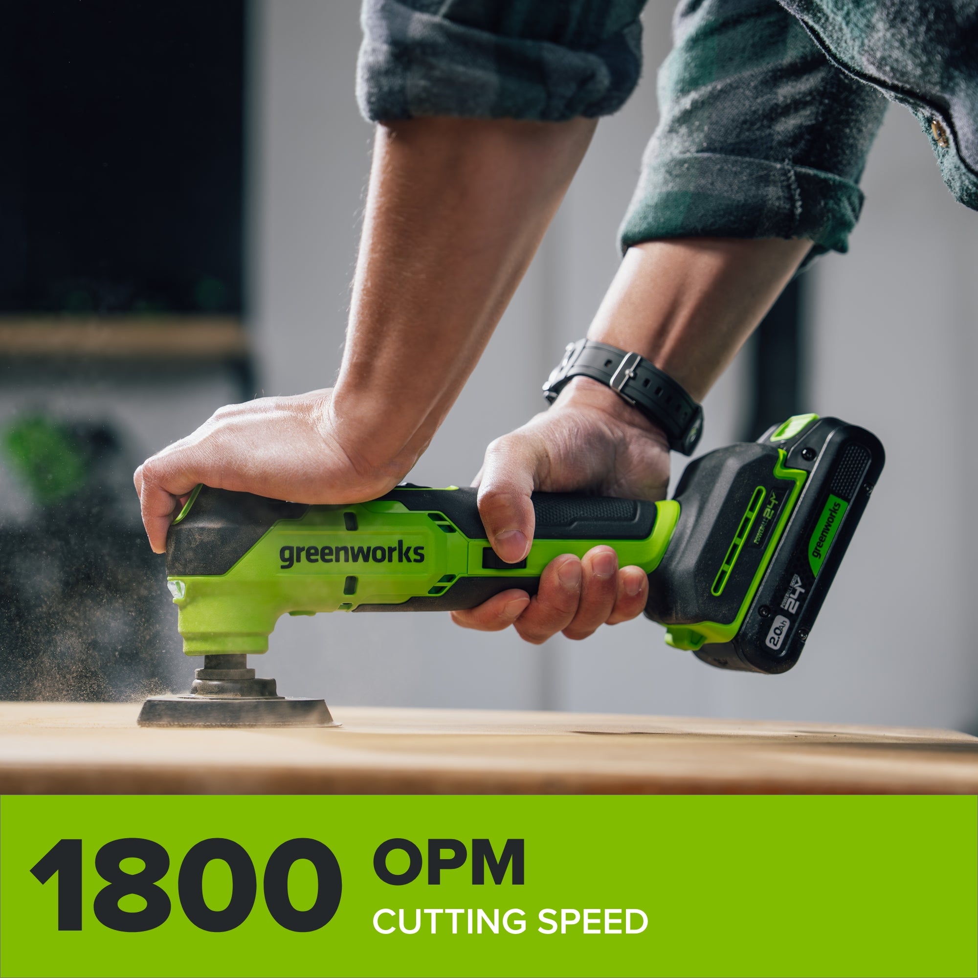 24V Cordless 280 in-lbs Drill/Driver Power Tool 3PC Combo Kit w/ 6-1/2" Circular Saw & Oscillating Multi-Tool: (1) 2.0Ah USB-C Battery, (1) 30W USB-C Charger, (1) 3' 100W USB-C Cable - Image 23