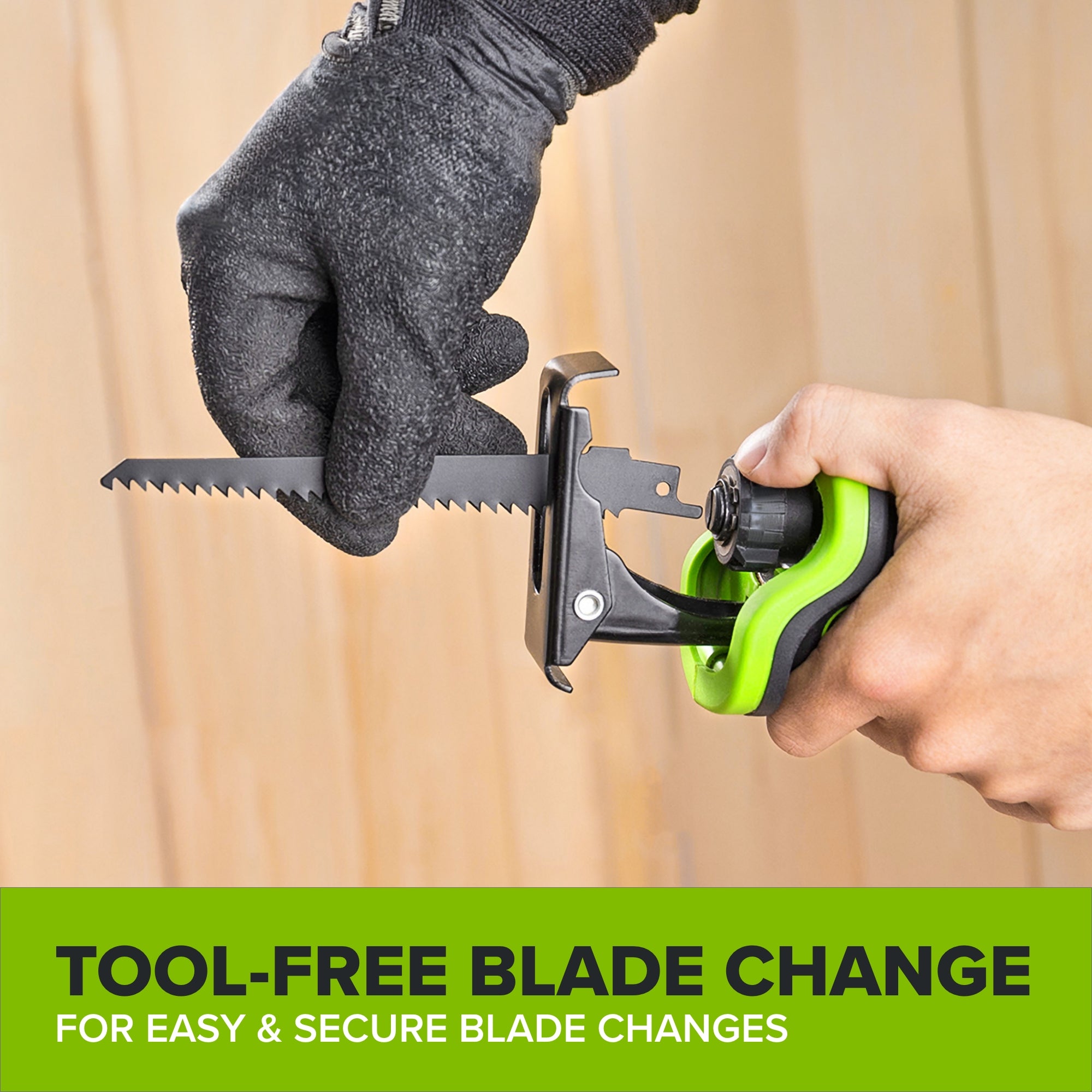 24V Cordless 280 in-lbs Drill/Driver Power Tool 3PC Combo Kit w/ 6-1/2" Circular Saw & 1-1/4" Reciprocating Saw : (2) 2.0Ah USB-C Battery, (2) 30W USB-C Charger, (2) 3' 100W USB-C Cable - Image 20