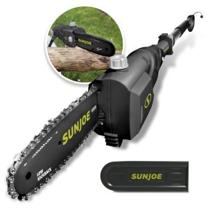 Sun Joe Electric Multi-Angle Pole Chain Saw | 8 inch | 6.5 Amp | 7.5-inch Cutting Thickness Max