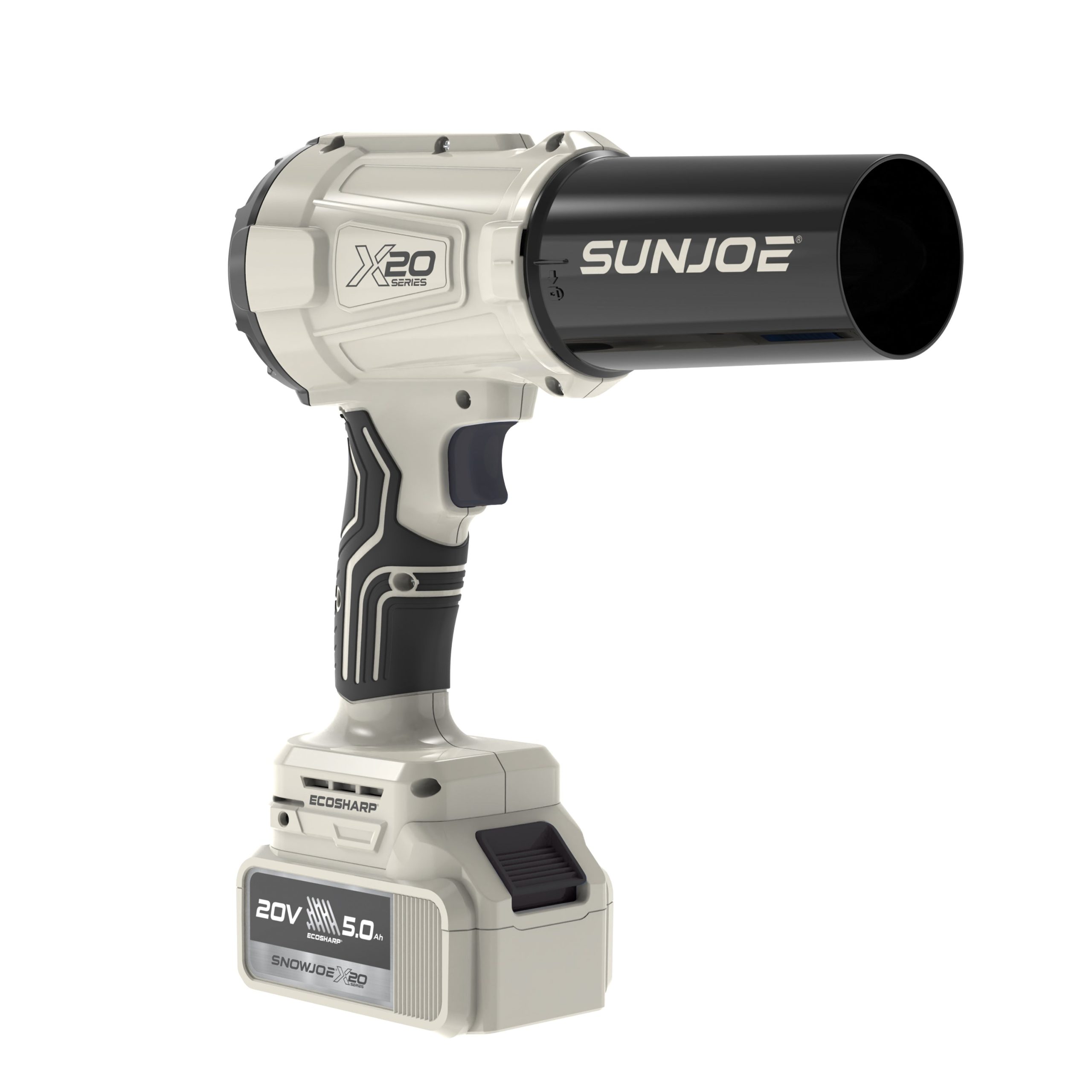Sun Joe 20-Volt ECOSHARP Cordless X20 Handheld Turbo Blower | 2 Nozzles| 5.0-Ah Battery + Charger - Image 10