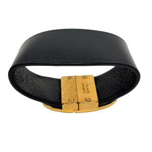 Balenciaga BB Thin Women's Leather Bracelet - 6" Total Length